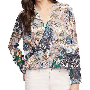 Rachel Roy /July Wonderlust Top/ Blush Combo